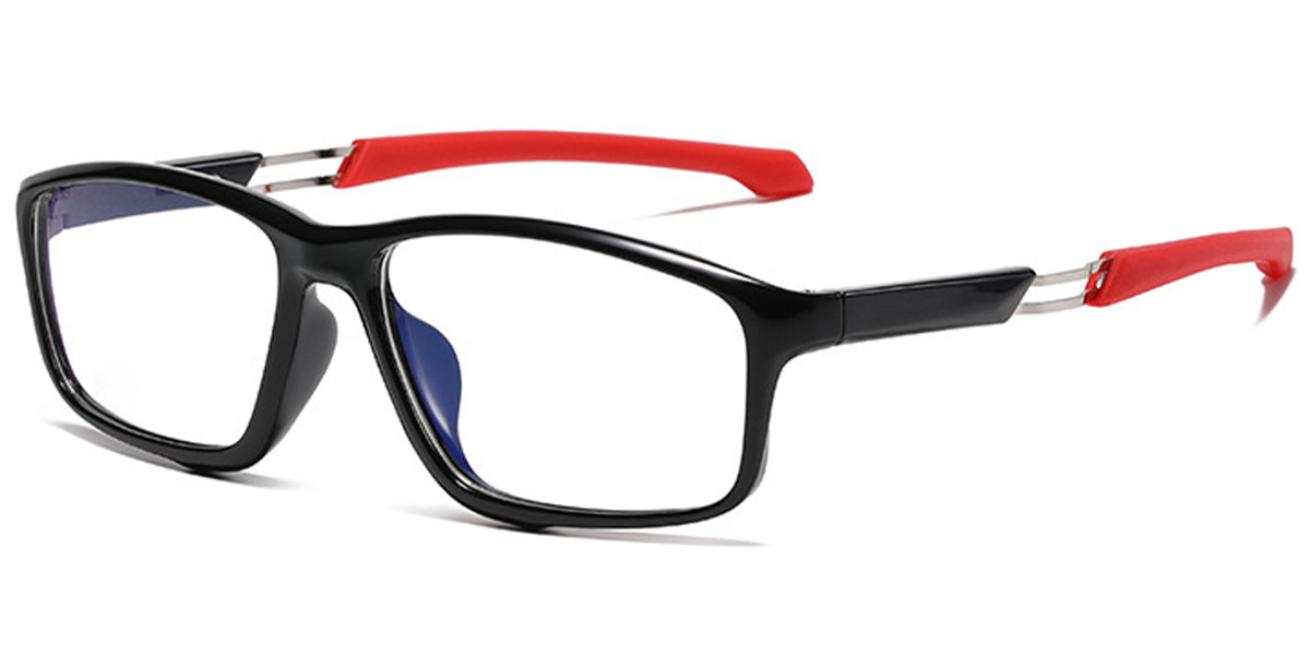 Rectangle Frame black-red