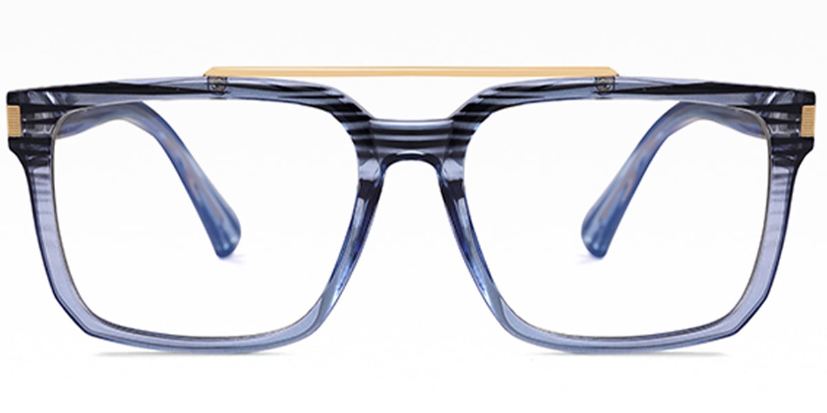 Aviator Frame pattern-blue