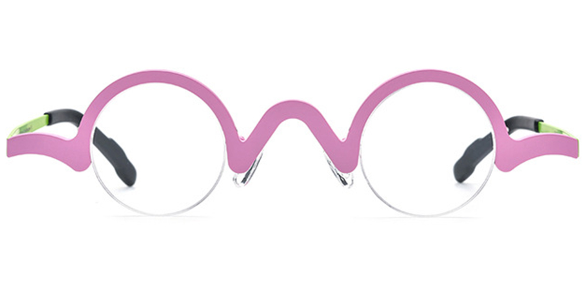 Titanium Round Frame pink