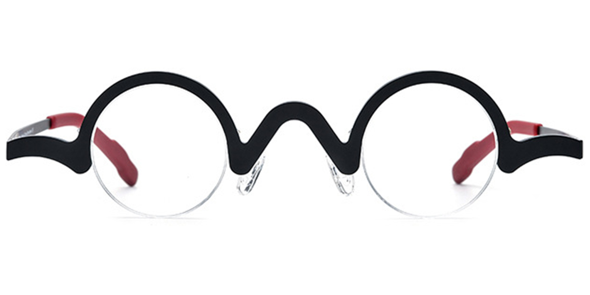 Titanium Round Frame black