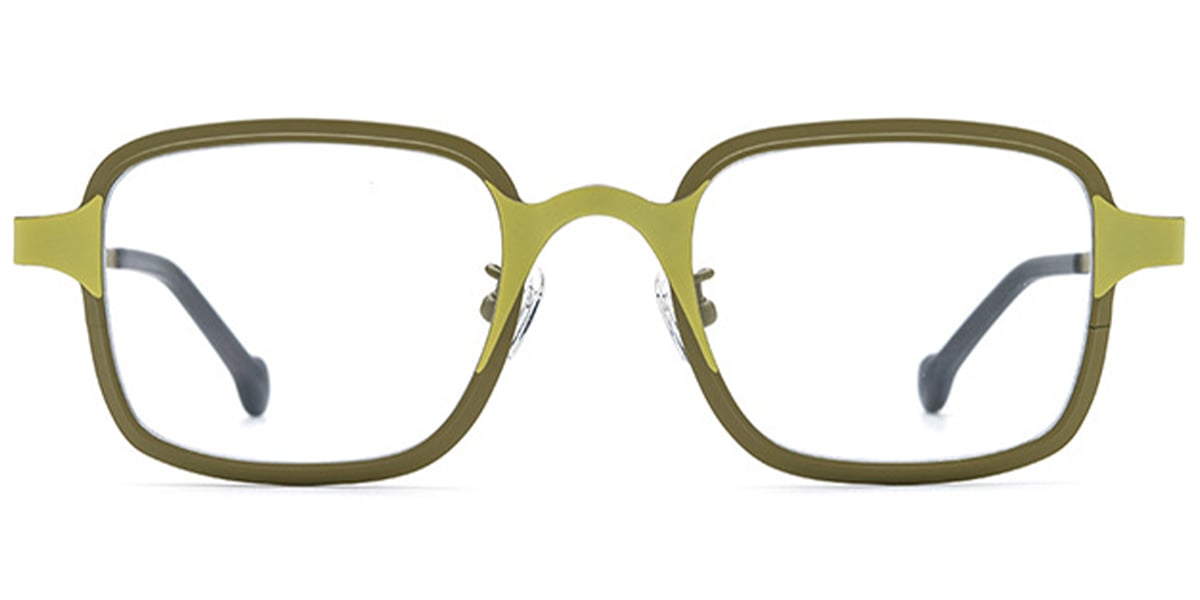 Titanium Square Frame pattern-yellow