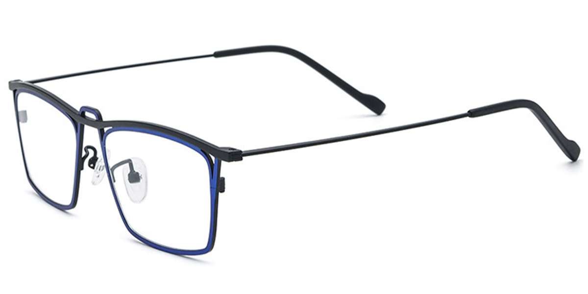 Titanium Square Frame pattern-black