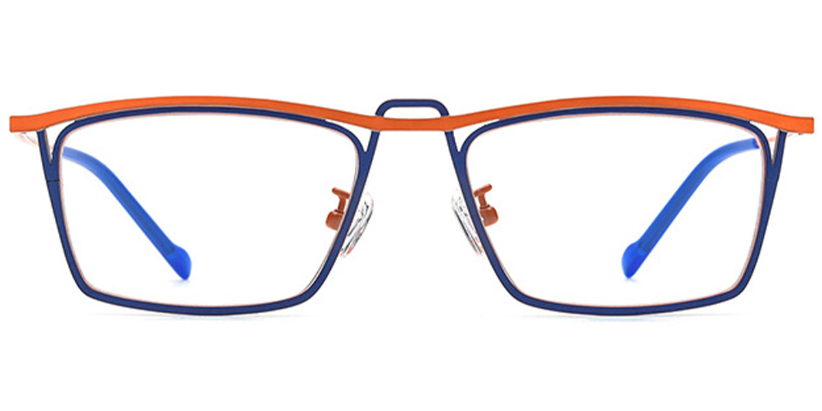 Titanium Square Frame pattern-orange