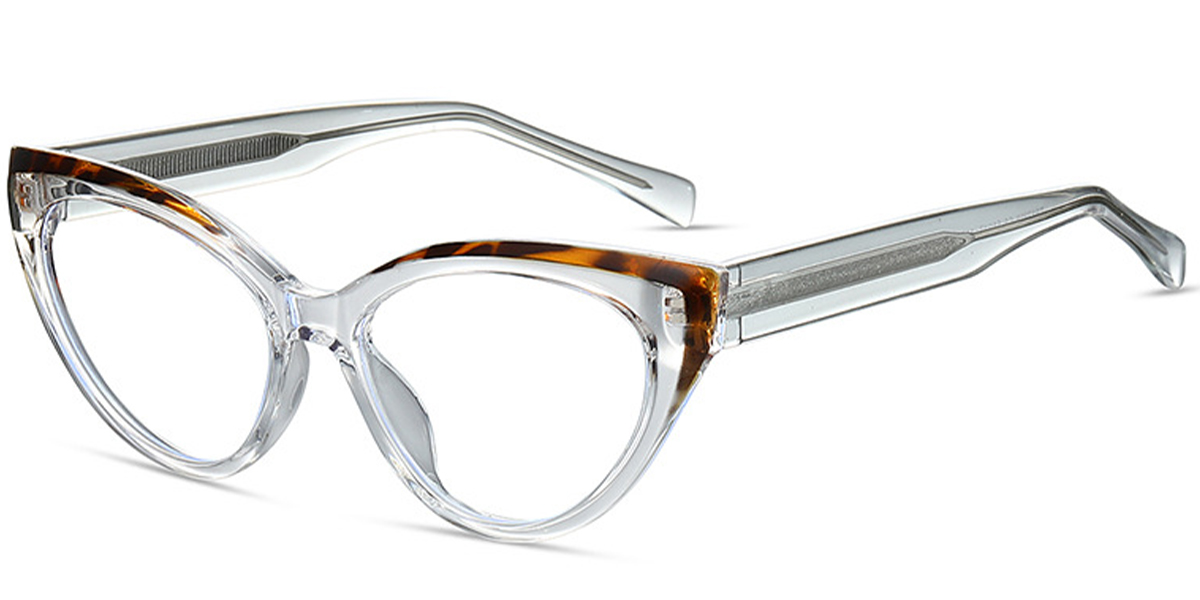 Cat Eye Frame pattern-translucent