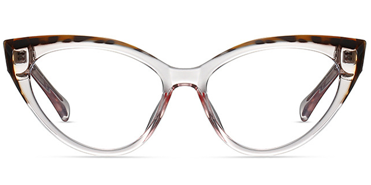 Cat Eye Frame pattern-pink