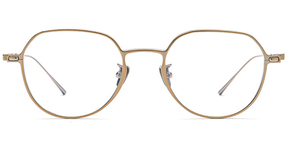 Titanium Square Frame gold