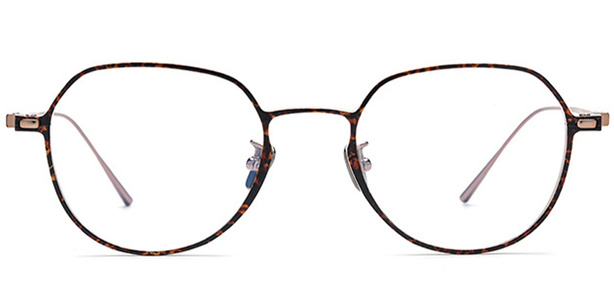 Titanium Square Frame tortoiseshell