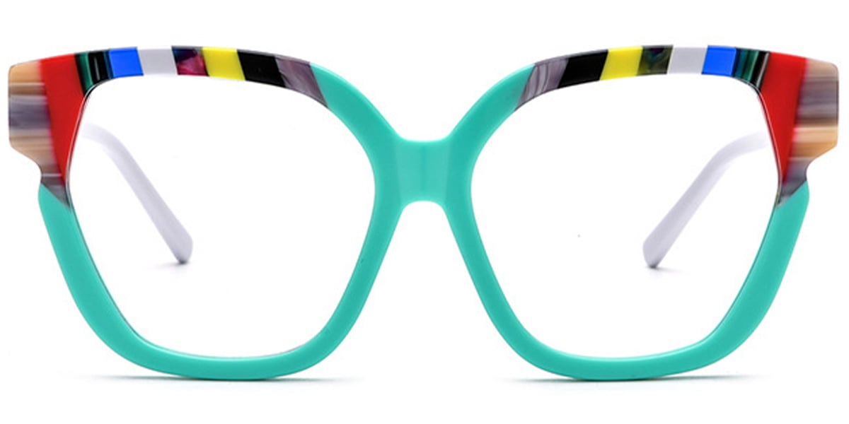 Acetate Square Cat Eye Frame 