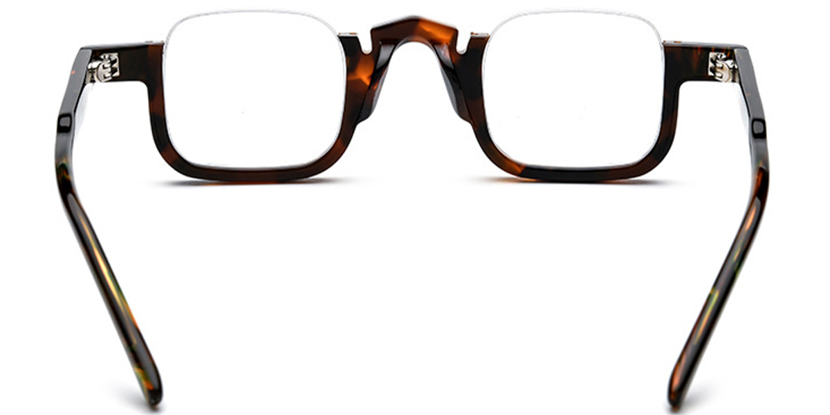 Acetate Square Frame tortoiseshell