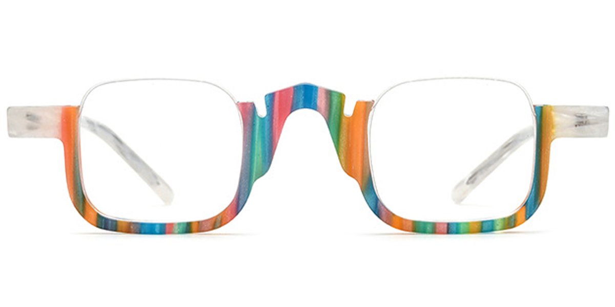 Acetate Square Frame multicolor