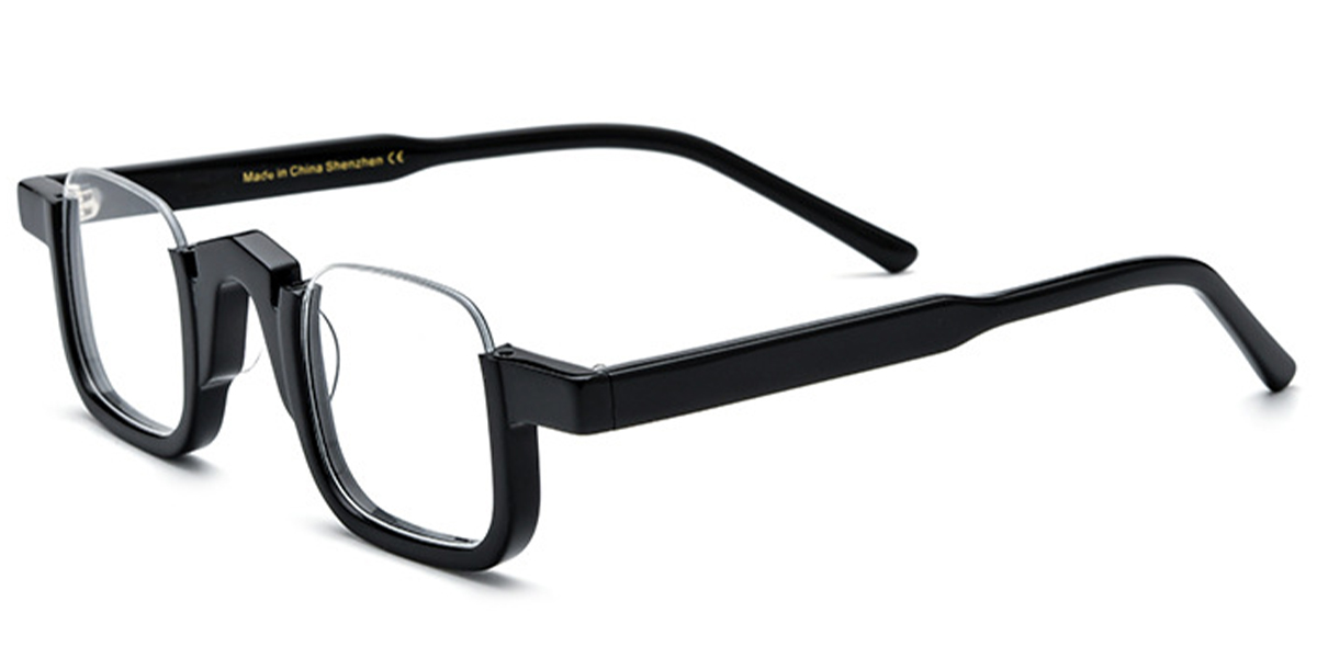 Acetate Square Frame black