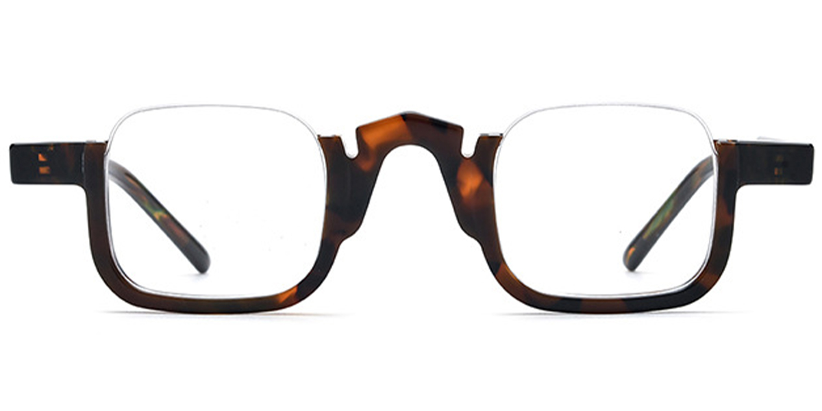 Acetate Square Frame tortoiseshell