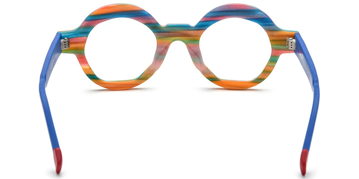 Acetate Round Frame multicolor