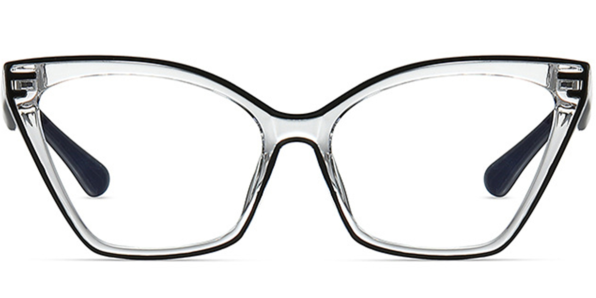 Cat Eye Frame pattern-translucent