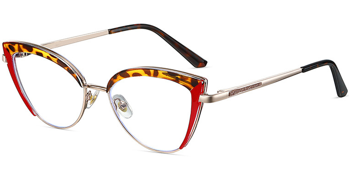 Cat Eye Frame pattern-tortoiseshell