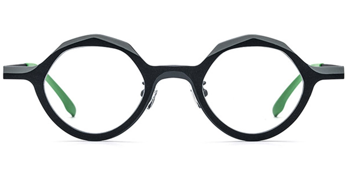 Titanium Geometric Frame pattern-black