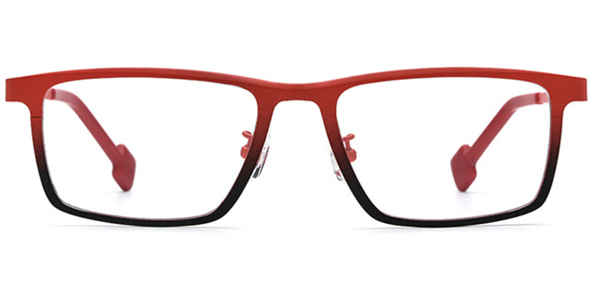 Titanium Square Frame gradient_red