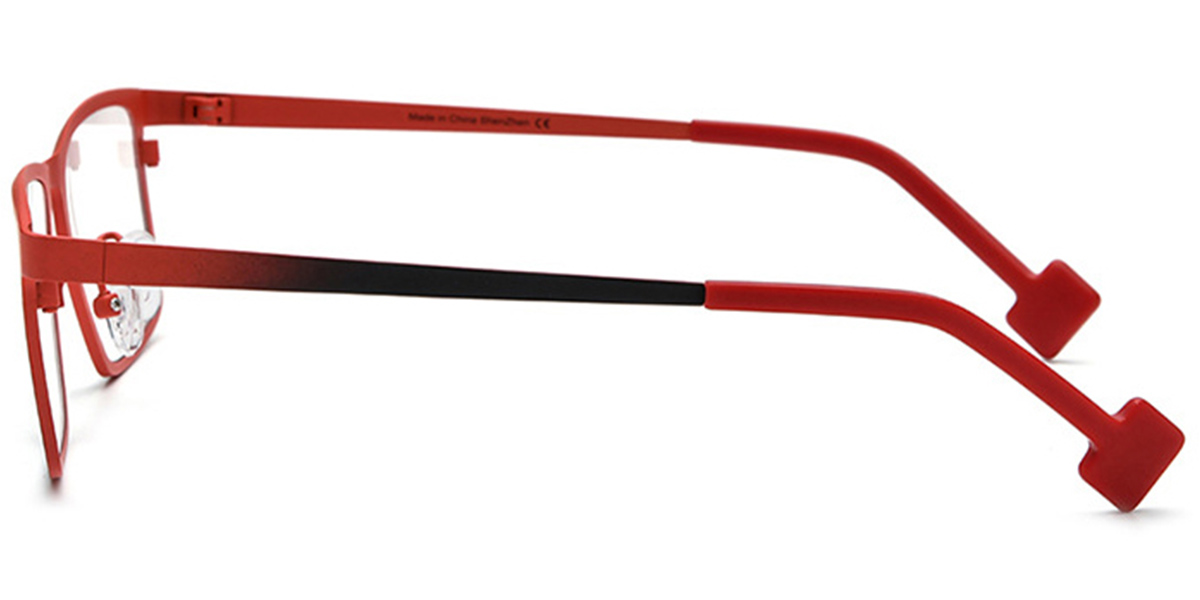 Titanium Square Frame gradient_red