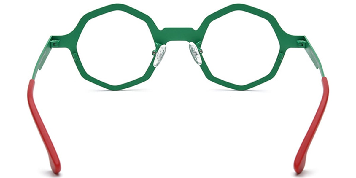 Titanium Geometric Frame pattern-green