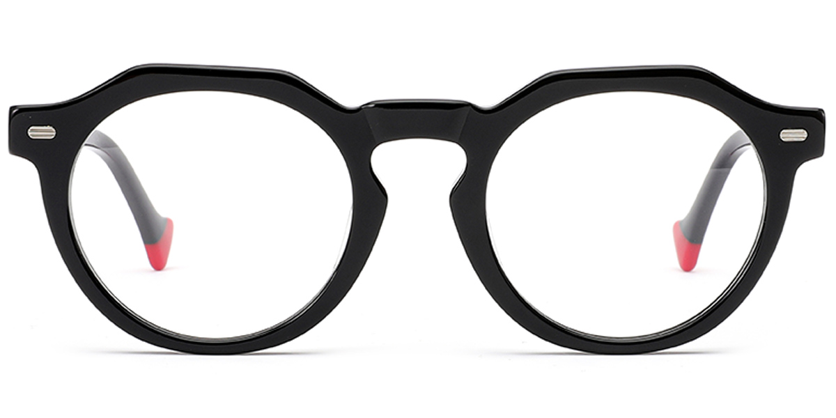 Acetate Oval Frame black