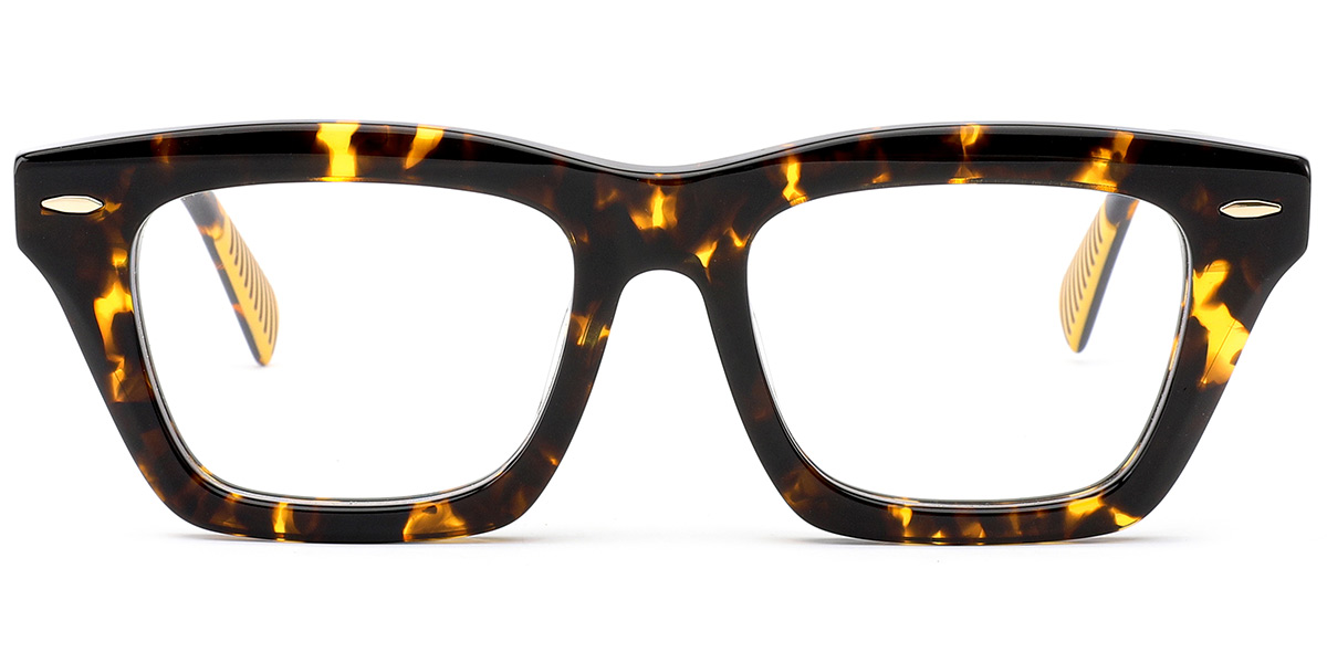 Acetate Square Frame tortoiseshell