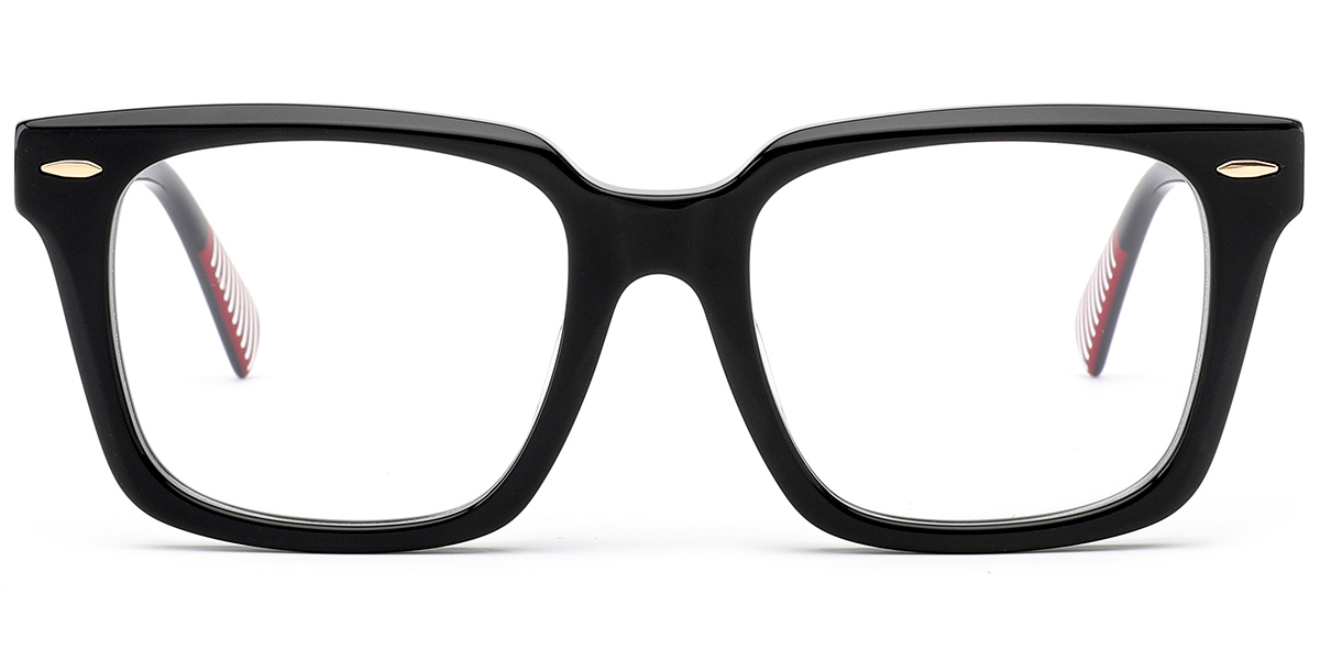 Acetate Square Frame black