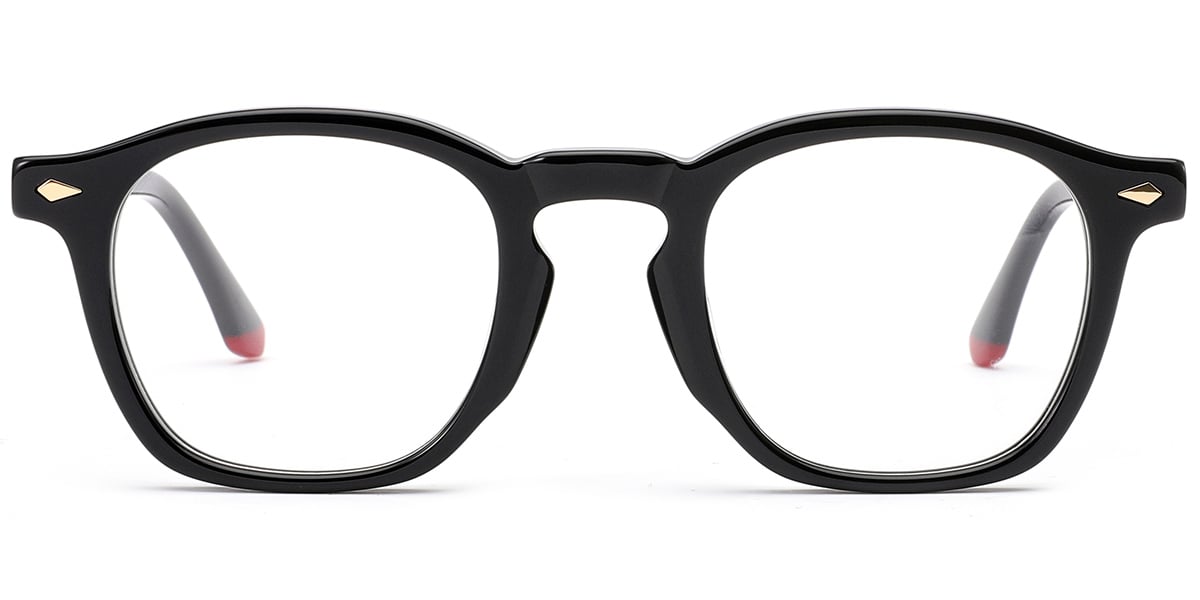 Acetate Square Frame black