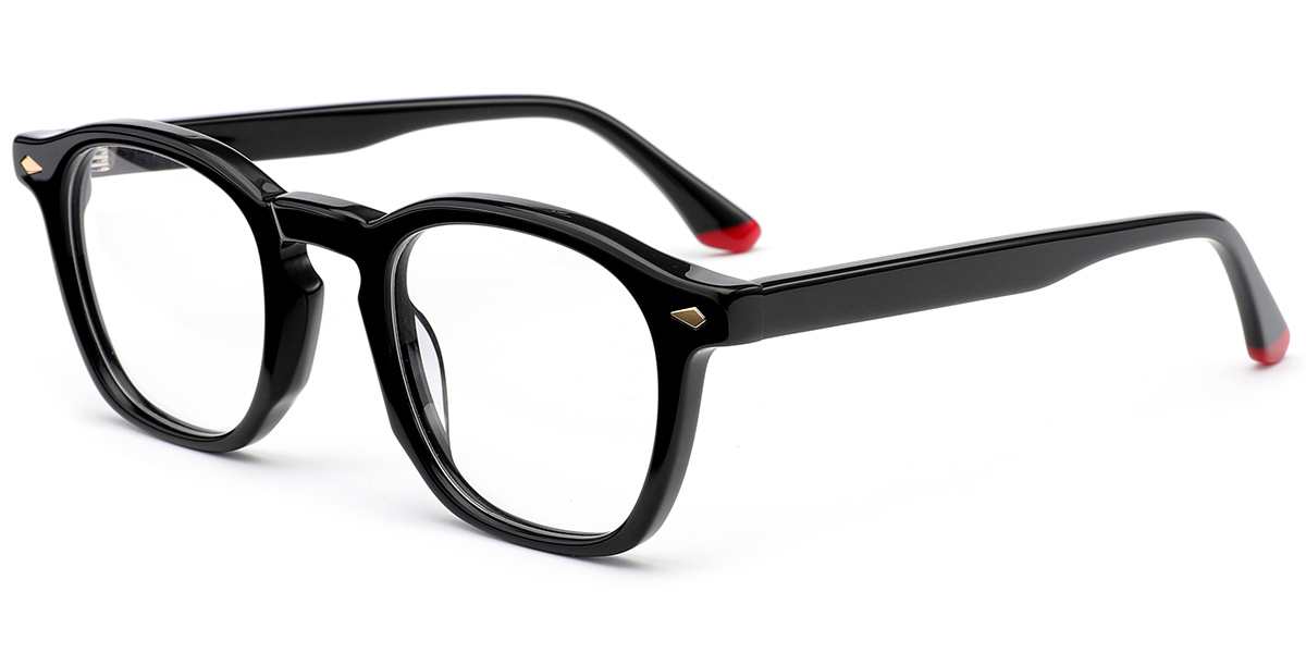 Acetate Square Frame black