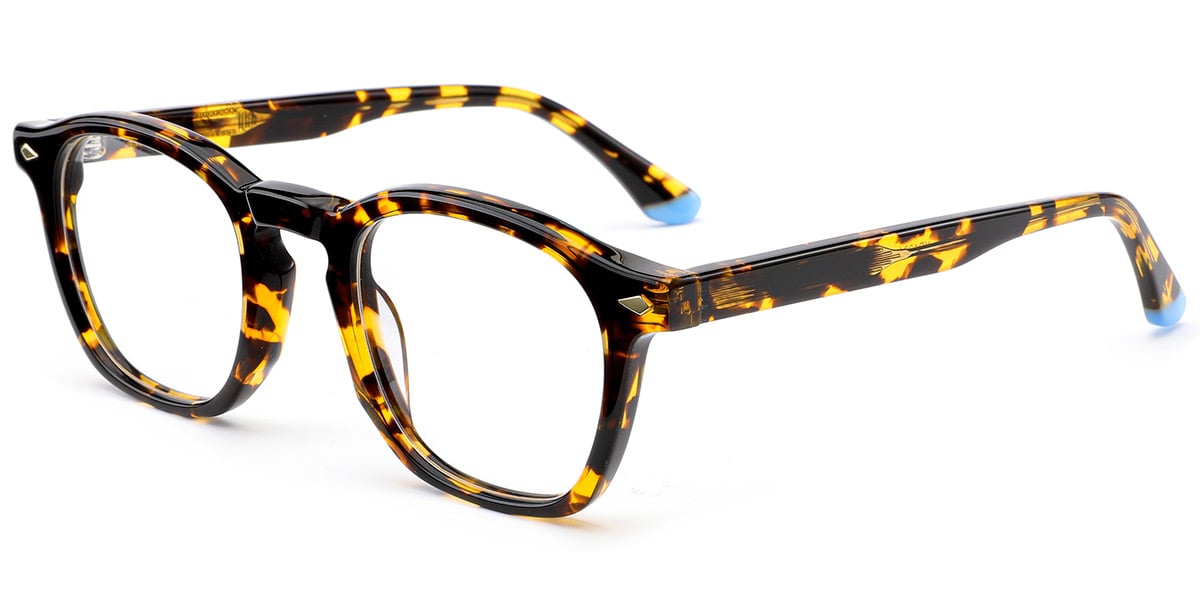 Acetate Square Frame tortoiseshell