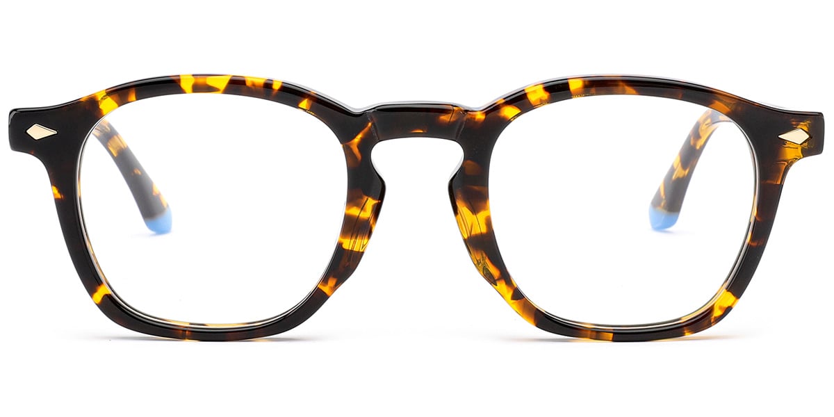 Acetate Square Frame tortoiseshell