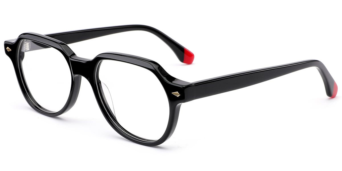 Acetate Square Frame black