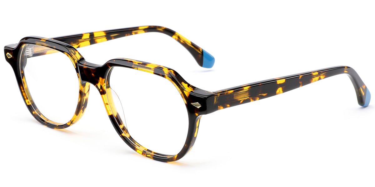 Acetate Square Frame tortoiseshell