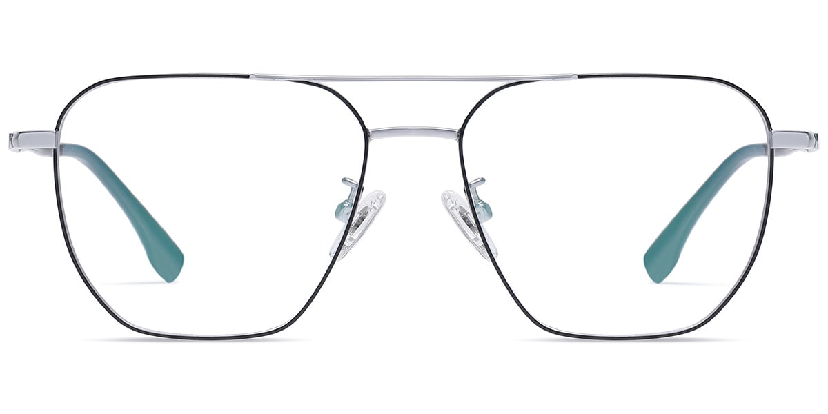 Titanium Aviator Frame black-silver