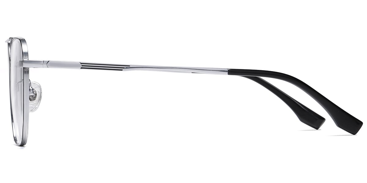 Titanium Aviator Frame black-silver