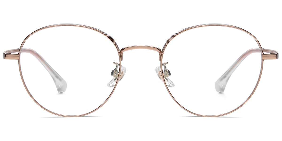 Titanium Round Frame rose_gold