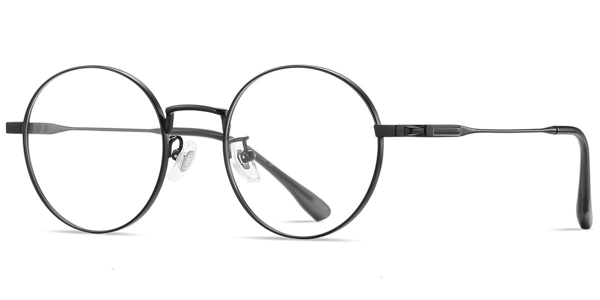 Titanium Round Frame black