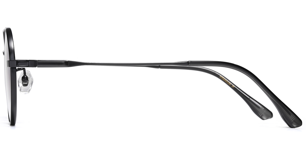 Titanium Round Frame black