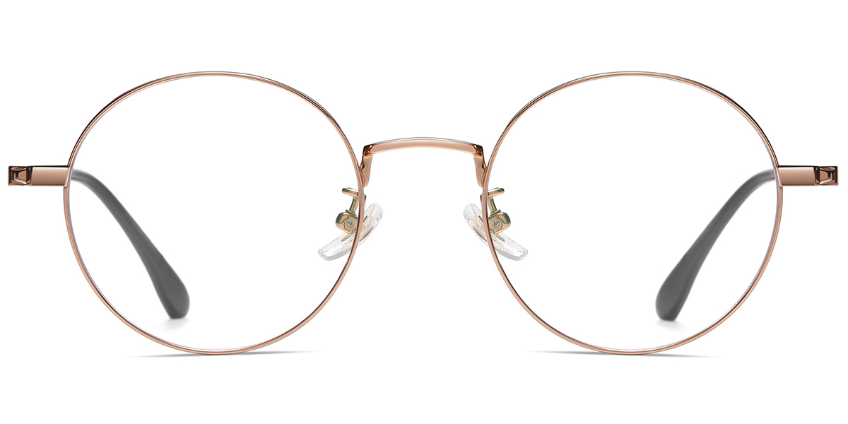 Titanium Round Frame rose_gold