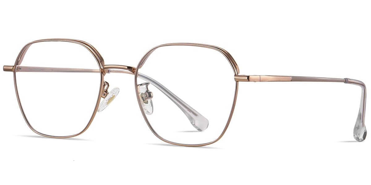 Titanium Square Frame rose_gold