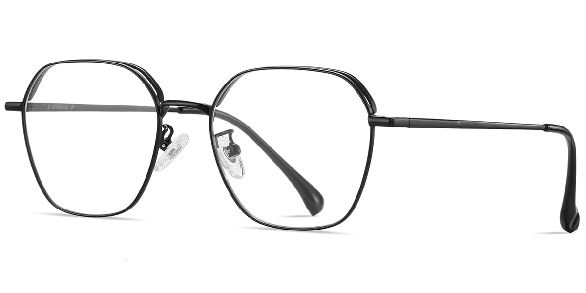 Titanium Square Frame black