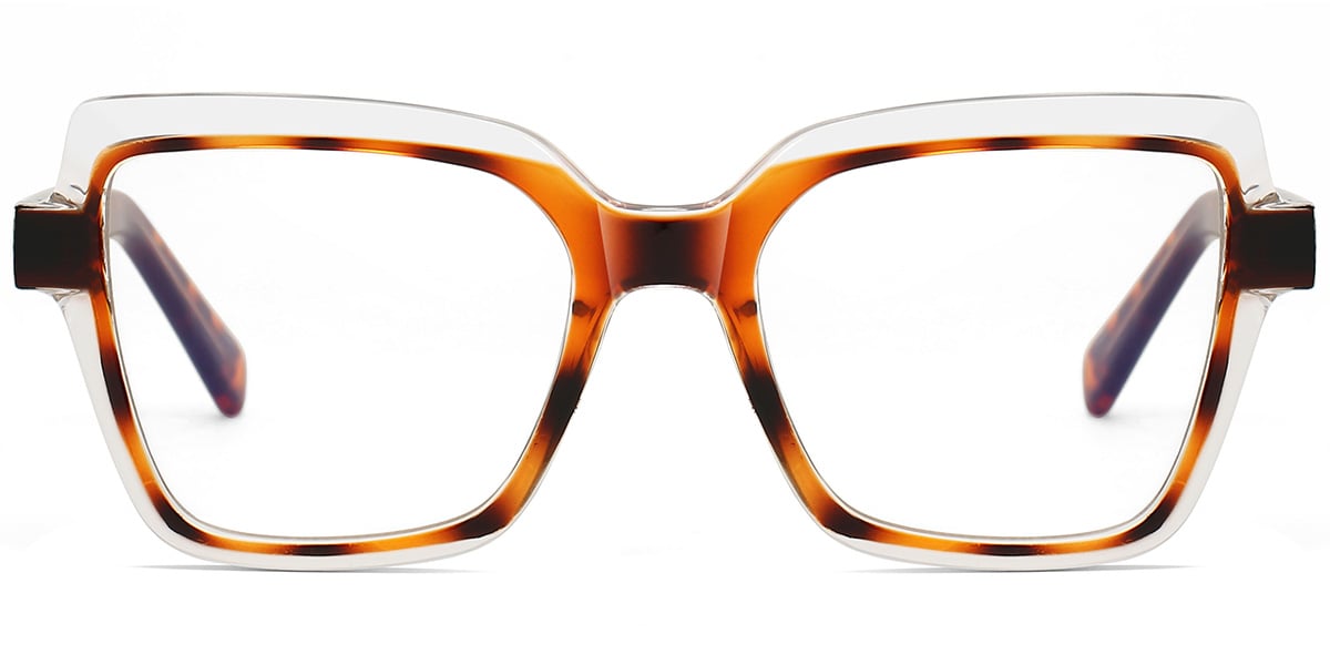 Square Frame translucent-tortoiseshell