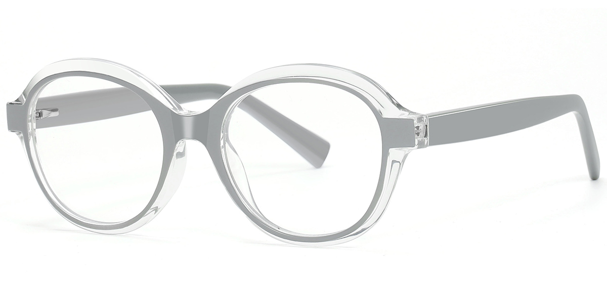 Oval Frame translucent-grey