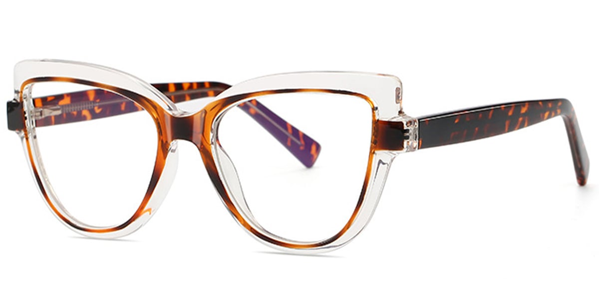 Cat Eye Frame translucent-tortoiseshell