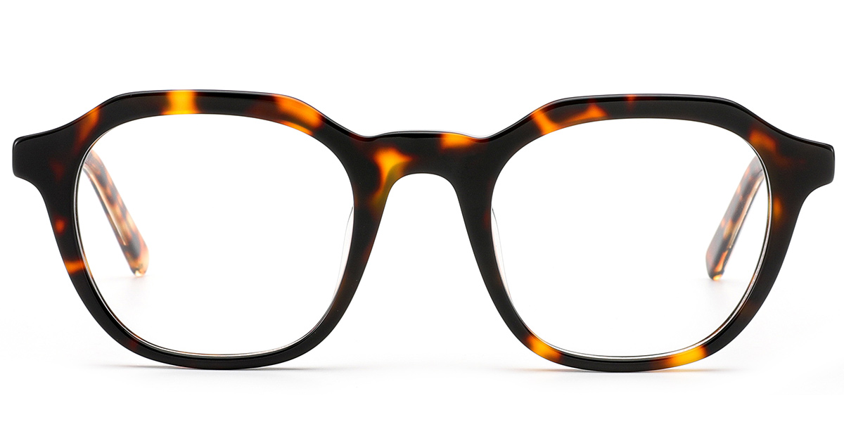 Acetate Square Frame tortoiseshell