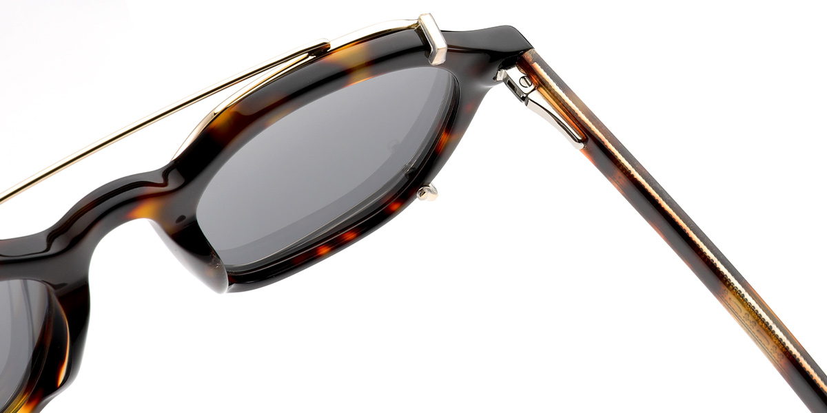 Acetate Square Frame tortoiseshell