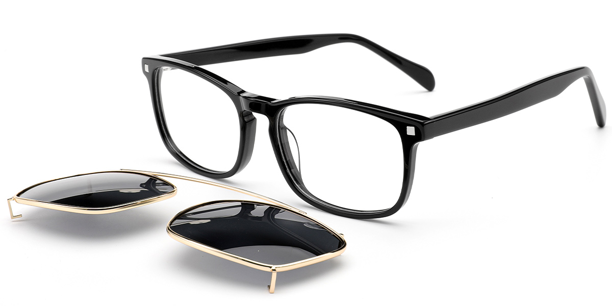 Acetate Rectangle Frame black