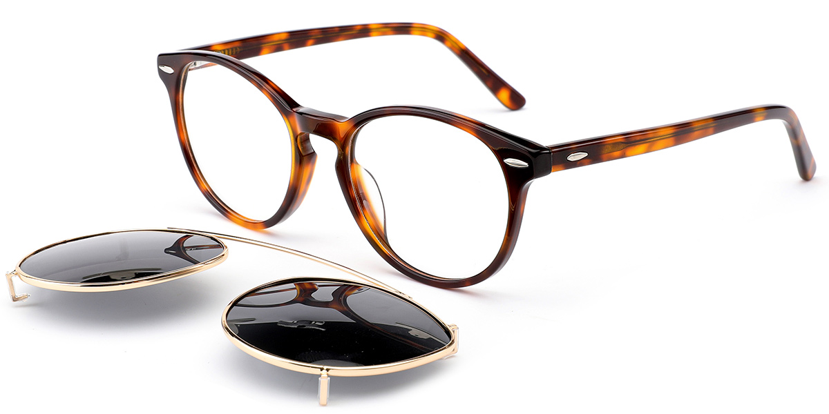 Acetate Oval Frame tortoiseshell