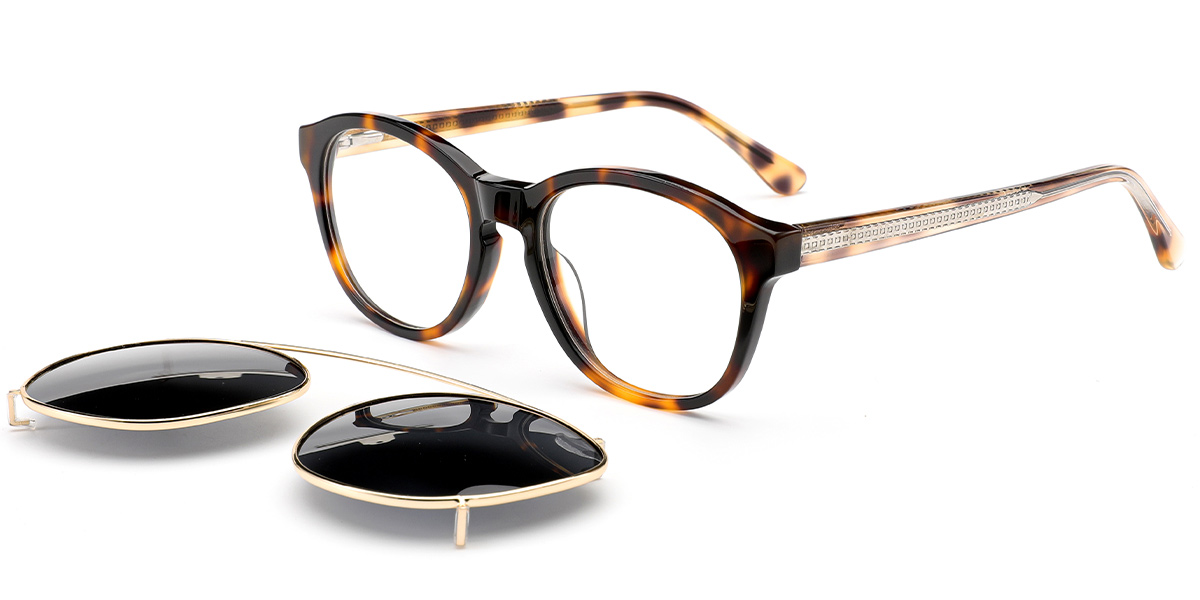 Acetate Square Frame tortoiseshell