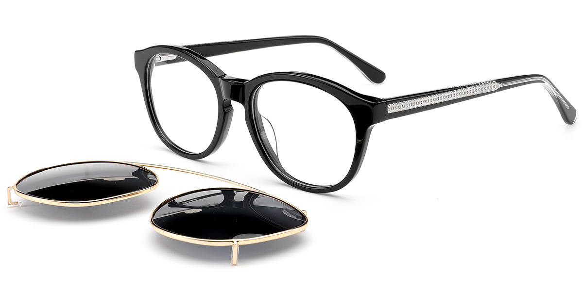 Acetate Square Frame black