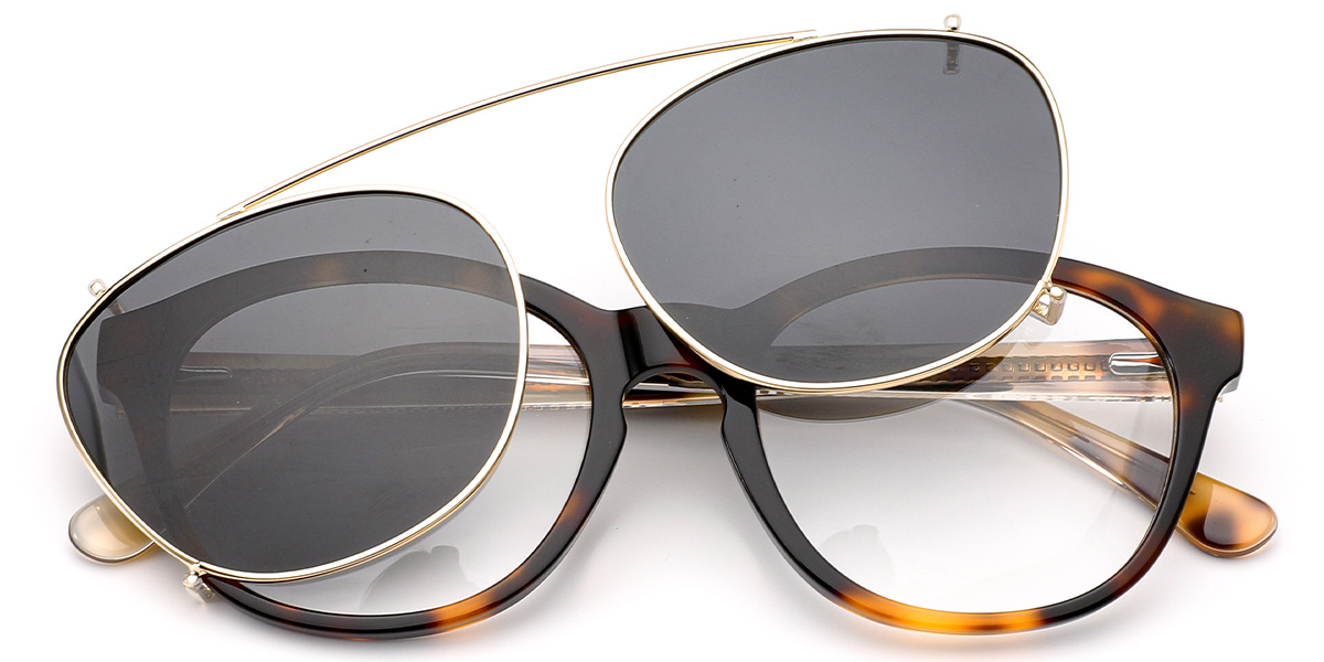 Acetate Square Frame tortoiseshell